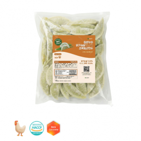 증평부추 닭가슴살 초록빛 군만두 1.4kg